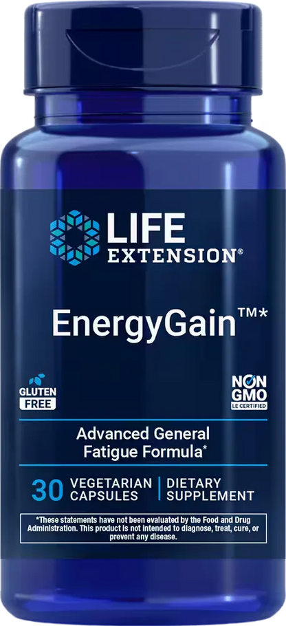 EnergyGain™, 200 mg, 30 vegetarian capsules