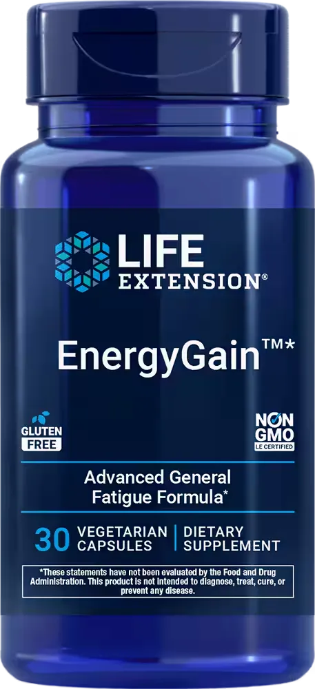 EnergyGain™, 200 mg, 30 vegetarian capsules