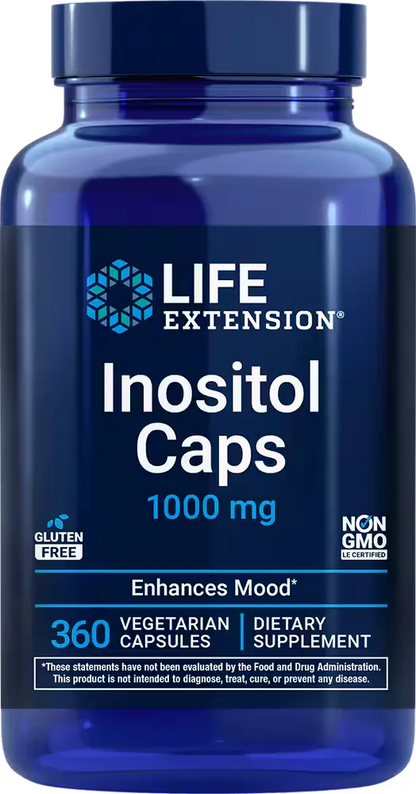 Inositol Caps, 1000 mg, 360 vegetarian capsules