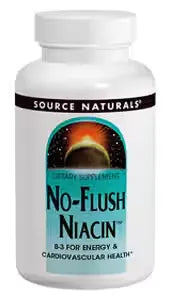 No-Flush Niacin, 500 mg, 60 tablets