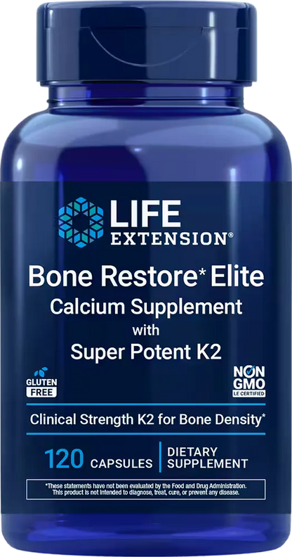 Bone Restore Elite with Super Potent K2, 120 capsules