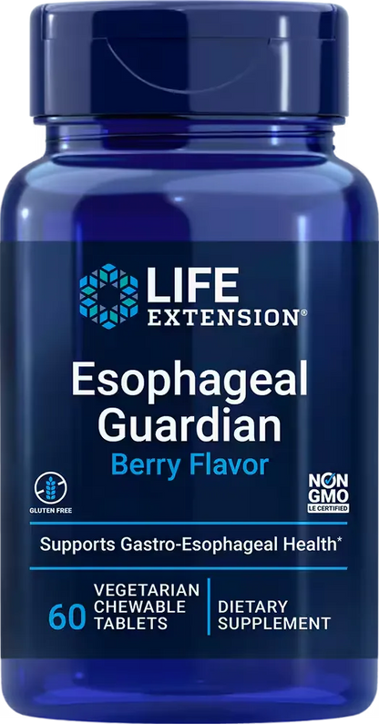 Esophageal Guardian (Berry), 60 vegetarian chewable tablets