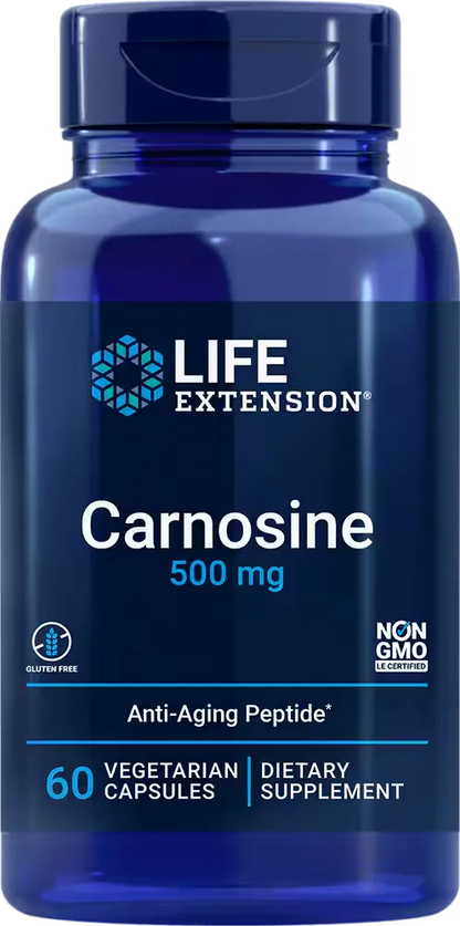 Carnosine, 500 mg, 60  vegetarian capsules