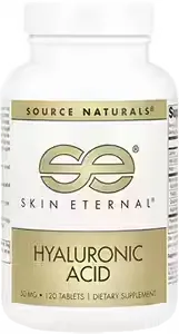 Hyaluronic Acid, 50 mg, 120 tablets