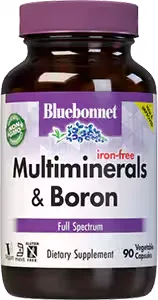 Iron Free Multi Minerals Plus Boron, 180 capsules