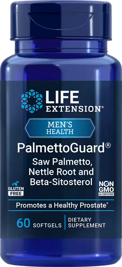 PalmettoGuard® Saw Palmetto, Nettle Root and Beta-Sitosterol, 60 softgels