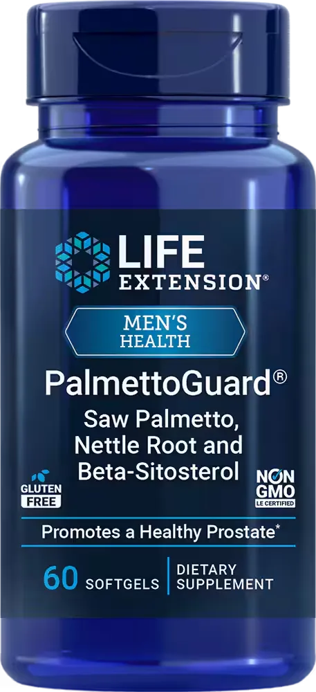 PalmettoGuard® Saw Palmetto, Nettle Root and Beta-Sitosterol, 60 softgels
